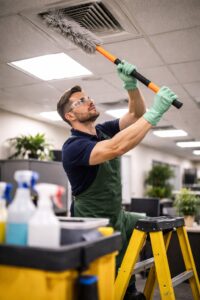 janitorial cleaning services in Livonia healthcare facility